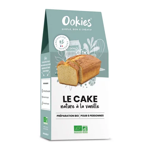 Le cake nature à la vanille Ookies - 340 g