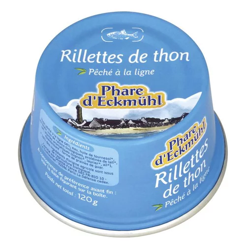 Rillettes de thon 125 g PHARE D'ECKMÜHL