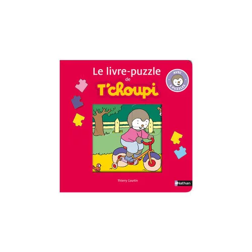 Le livre " T'choupi mon premier livre puzzle " aux Éditions Nathan