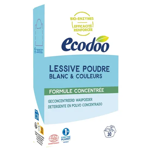 Lessive en poudre formule concentrée Ecodoo - 750 g