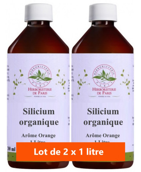 Herboristerie de Paris Lot de 2 Silicium organique 35 mg silicium 2 x 1 Litre