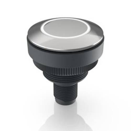 Bouton | poussoir RAMO 30 T 1.11.011.801/0200 – 30 mm – anneau lumineux – fonction à rappel – 35 V 0 – 1 A