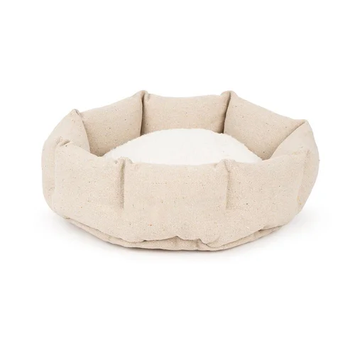Corbeille pour chat en tissu vert Scruffs Eco Eden - 45 cm