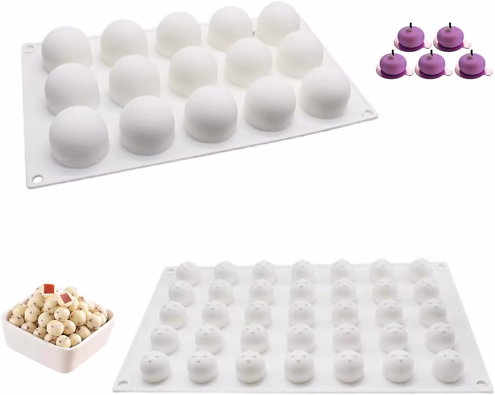 2 Moule Silicone Sphere – 3D Spherical