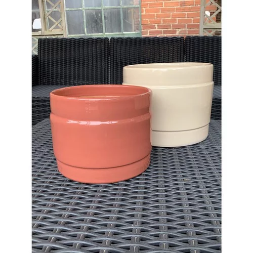 Pot coloris multicolore en terre émaillée Odyssée - Ø 20 cm