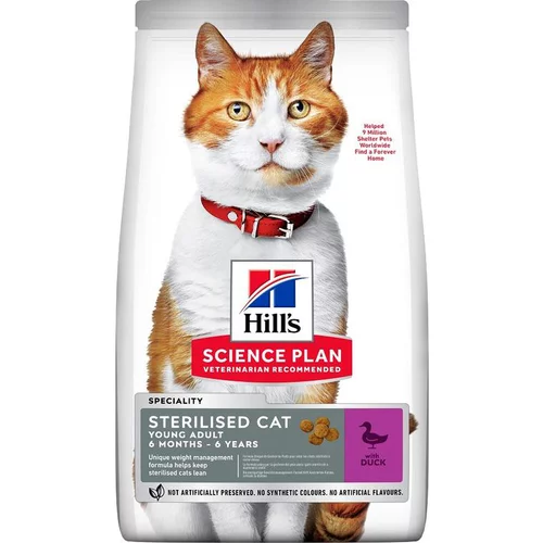 Feline Young Adult Sterilised Cat Canard Hill’s Pet Nutrition - 7 kg