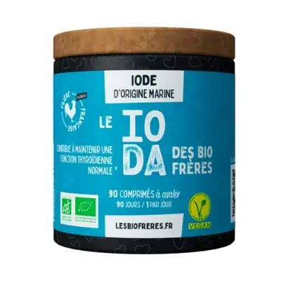 Iode bio d’origine marine Les bio frères le Ioda - 90 comprimés