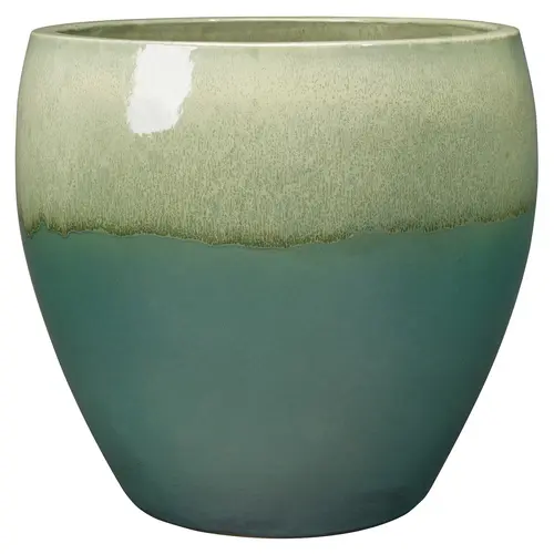 Pot Guardians Jade coloris vert en terre cuite émaillée - 50 x 50 x 50 cm