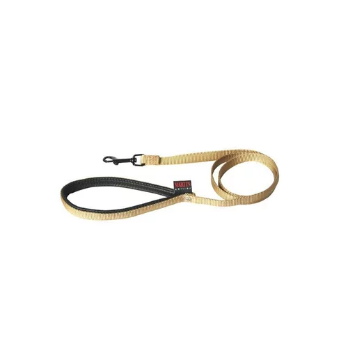 Laisse chien nylon 16mm / 120cm beige