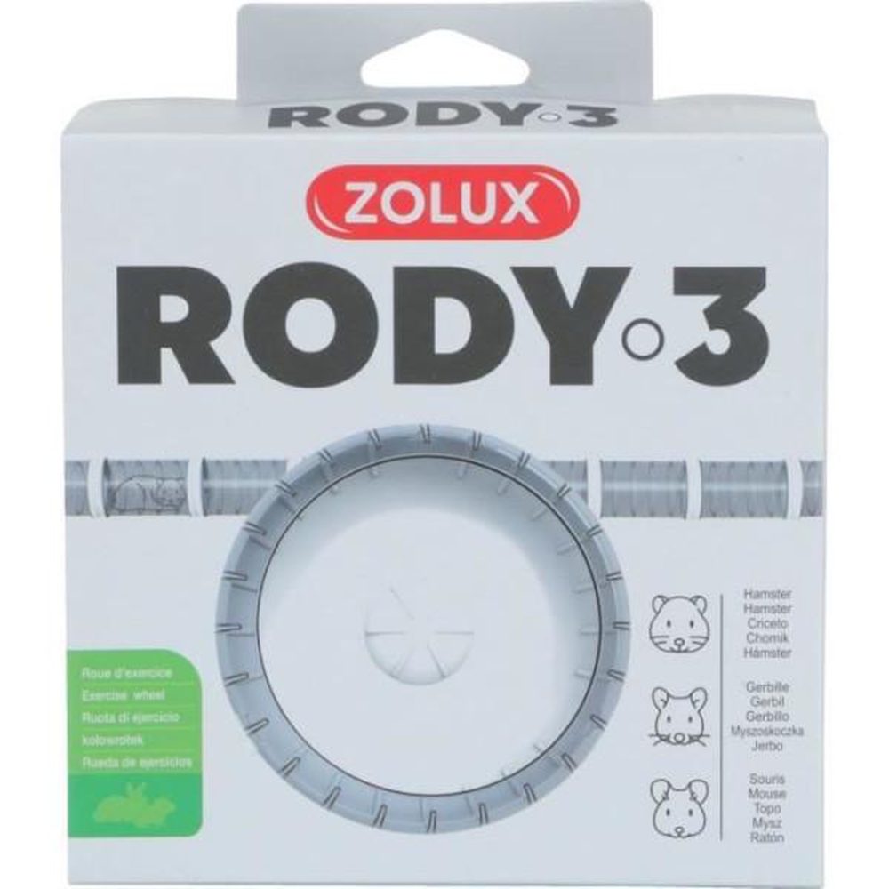 Zolux Roue d'exercice silencieuse adaptés aux cages rody3 zolux - rodylounge