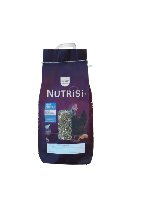Aliment pour poules mélange de céréales Gasco Nutrisi menu pondeuse - 8 kg