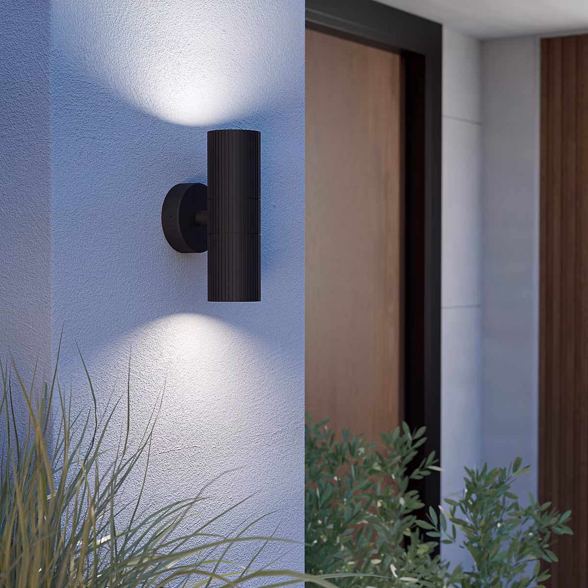Applique murale extérieur LED double tête GU10 IP44 noir Eglo Tomelloso – Réf. YSGVRIPGE5559563512