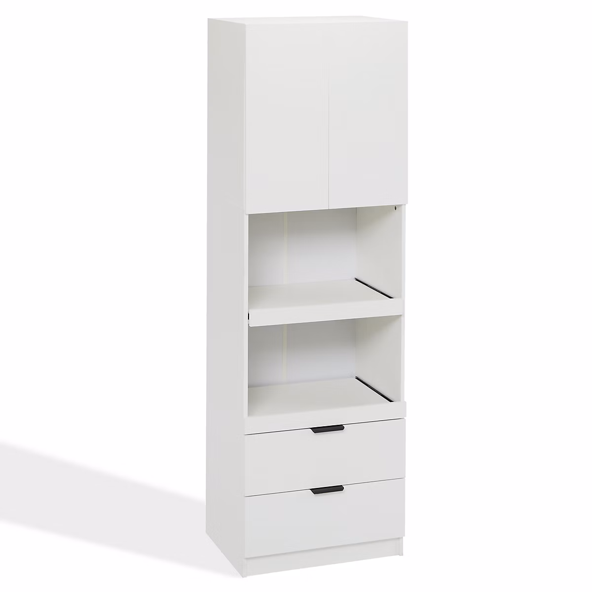 Meuble – Armoires de cuisine blanc 2 portes 2 tiroirs