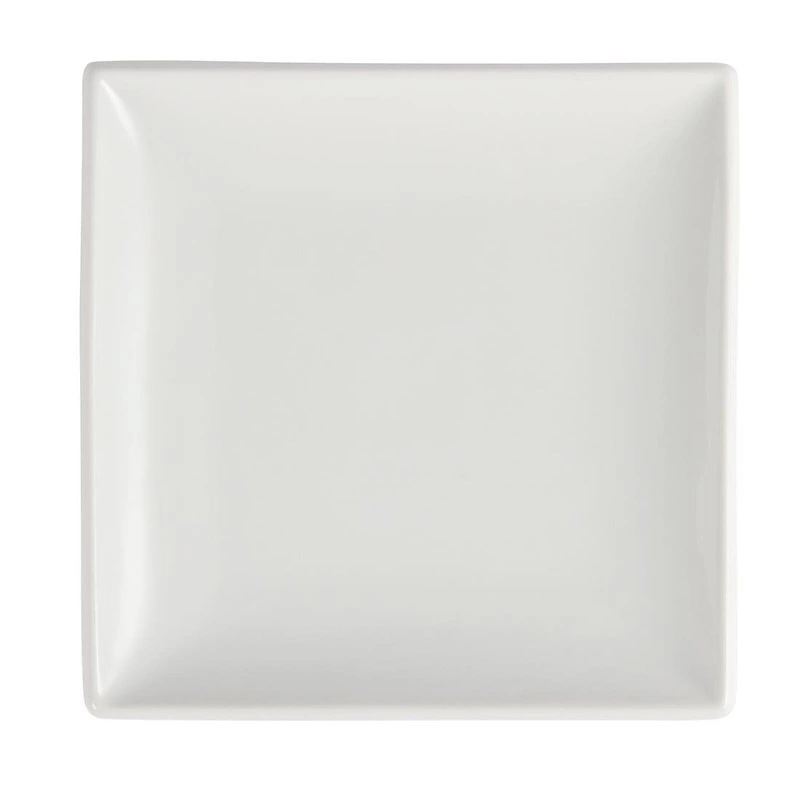 Assiettes Carrées Blanches 180(L)mm Olympia – lot de 12