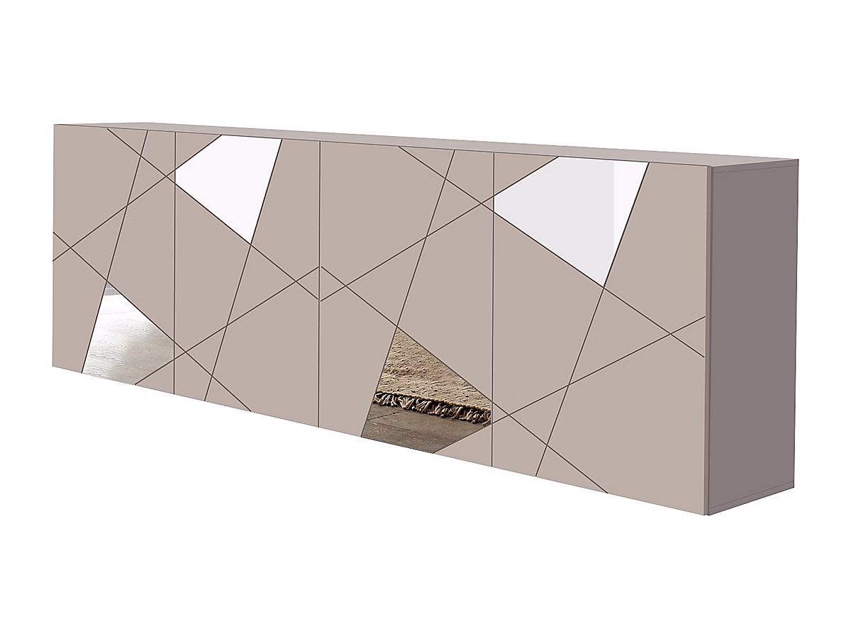 Buffet avec 4 portes – Beige, CANTIANO
