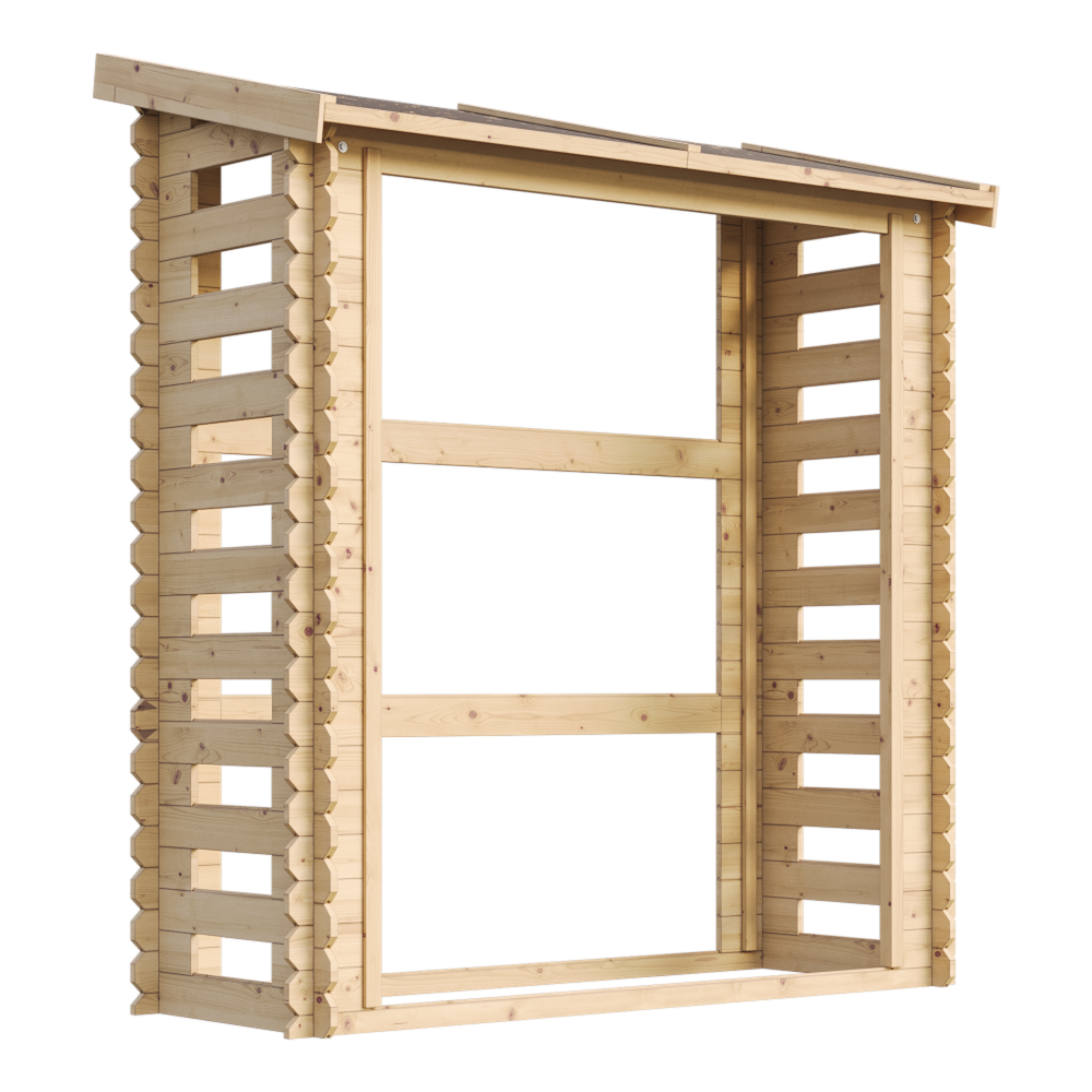 TIMBELA Abri à bûches 0.9 m2 – Aménagement du jardin