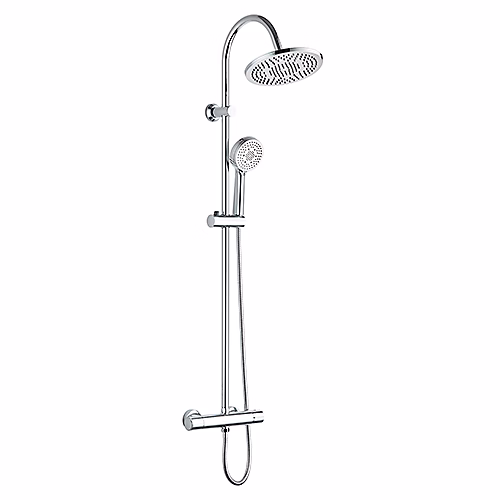 Edouard Rousseau – Colonne de douche avec robinetterie thermostatique LOONA, Chromé