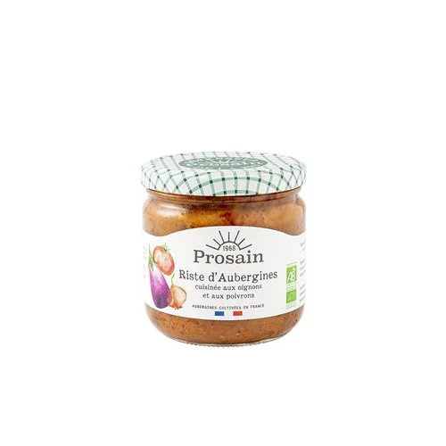 Riste d’aubergines bio en bocal de 345 g