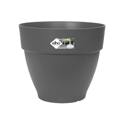 Pot vibia campana rond Elho de 26 L coloris noir Ø 35 x H 29 cm