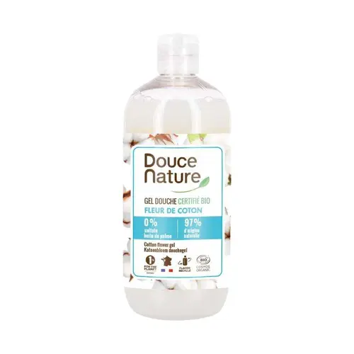 Gel douche bio Douce Nature coton - 500 ml
