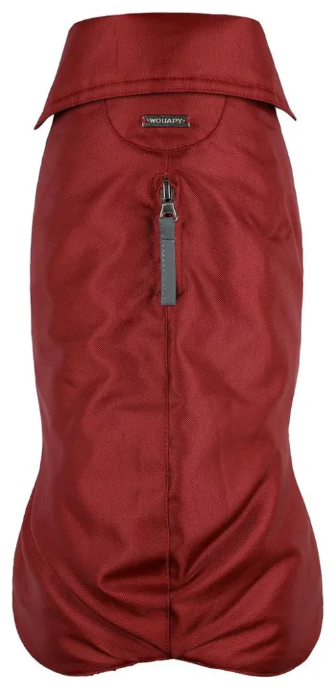 Manteau pour chien coloris rouge Wouapy Imper - Taille 70