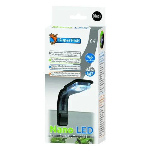 Éclairage Nano Led Noir 0,6 W. 9,5x5,5x20 cm