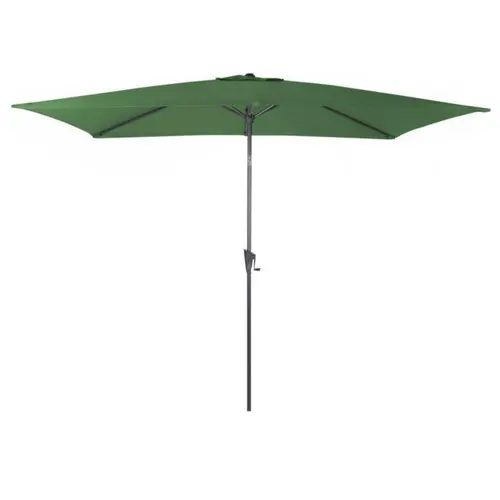 Parasol droit rectangulaire en aluminium coloris amande - 300 x 200 cm