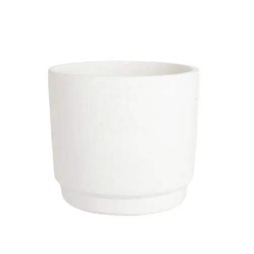 Cache-pot Madeira coloris beige - Ø 35 cm x 31 cm
