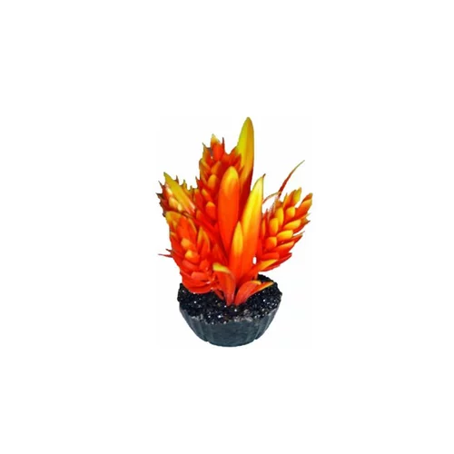 Décor hop orange en plastique 9 cm