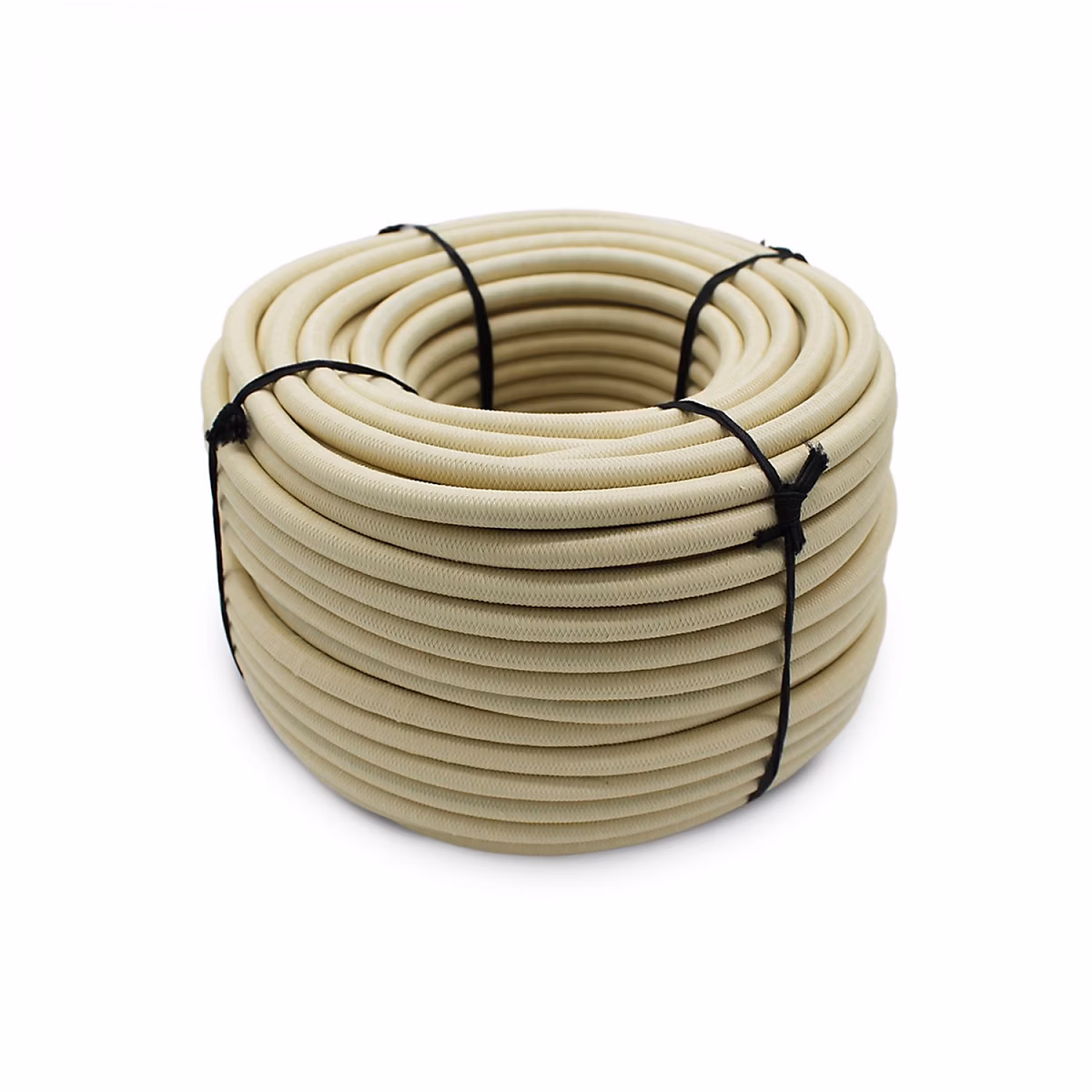 Bobine | rouleau de tendeur élastique – 25 mètres x 10 mm – Beige – Linxor