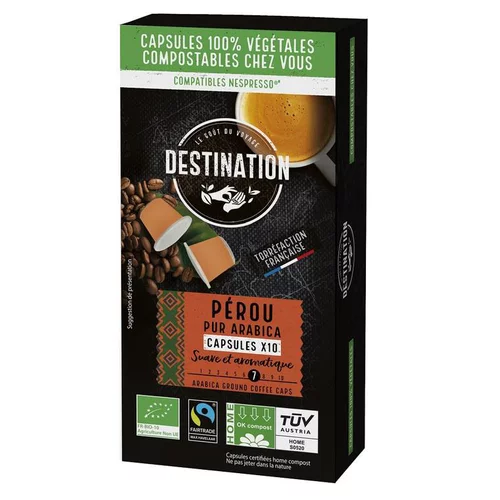 Capsules biodégradables Pérou bio FFL