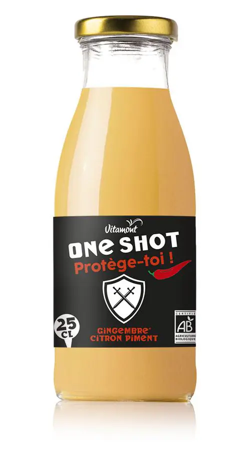 Boisson bio Vitamont One Shot Protège-toi – 25 cl