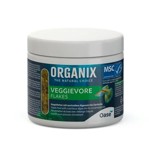Nourriture poissons herbivores, Organix Veggievore Flakes - OASE AQUARIUM - 175ml