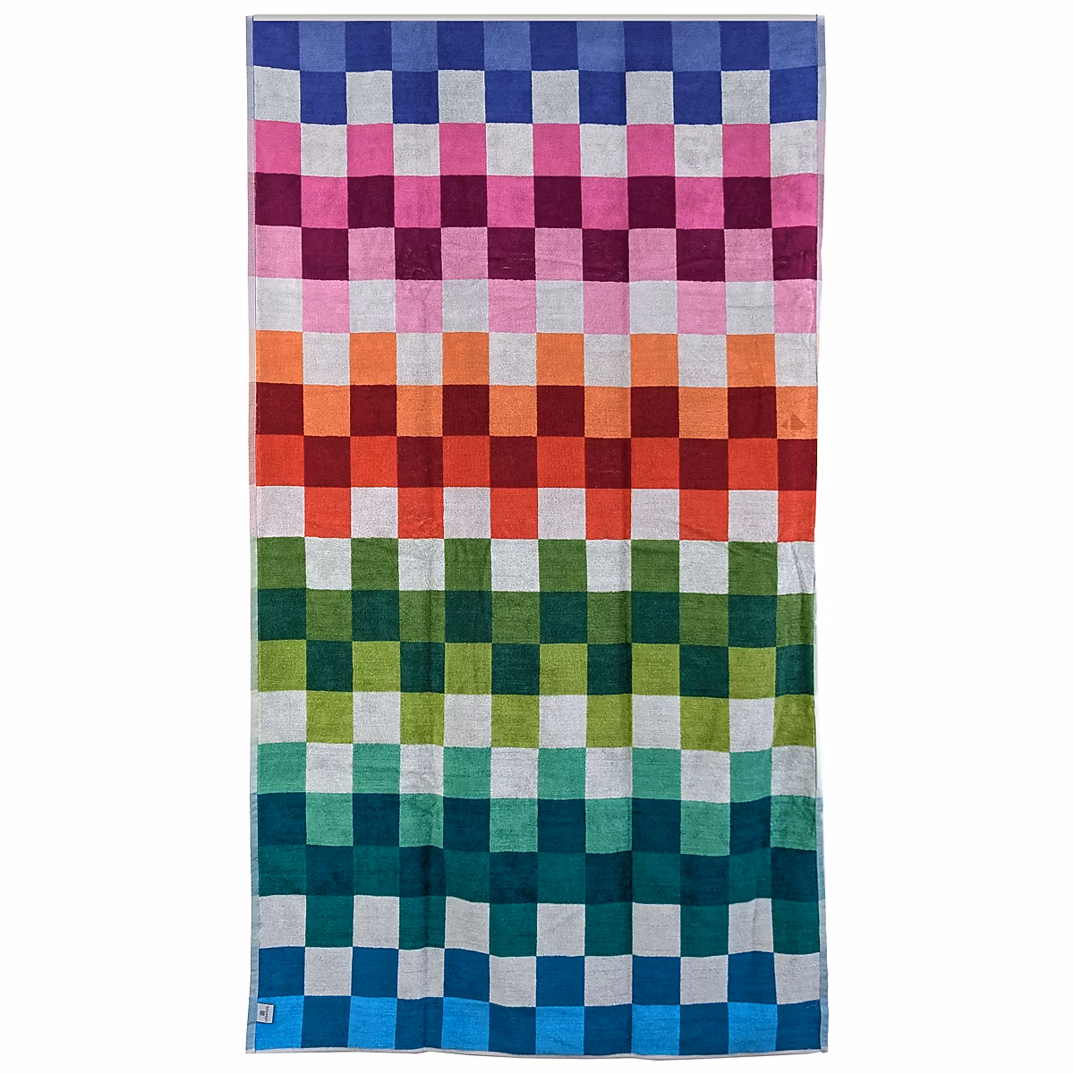 Drap de plage 100 × 180 cm en velours collection PANAREA multicolore