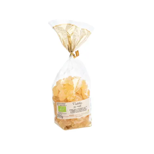 Pastilles au miel bio en sachet de 200 g
