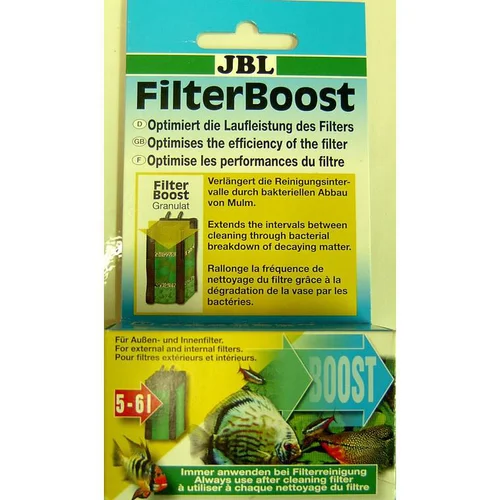 Bactéries de démarrage FilterBoost pour aquarium, JBL - 25ml