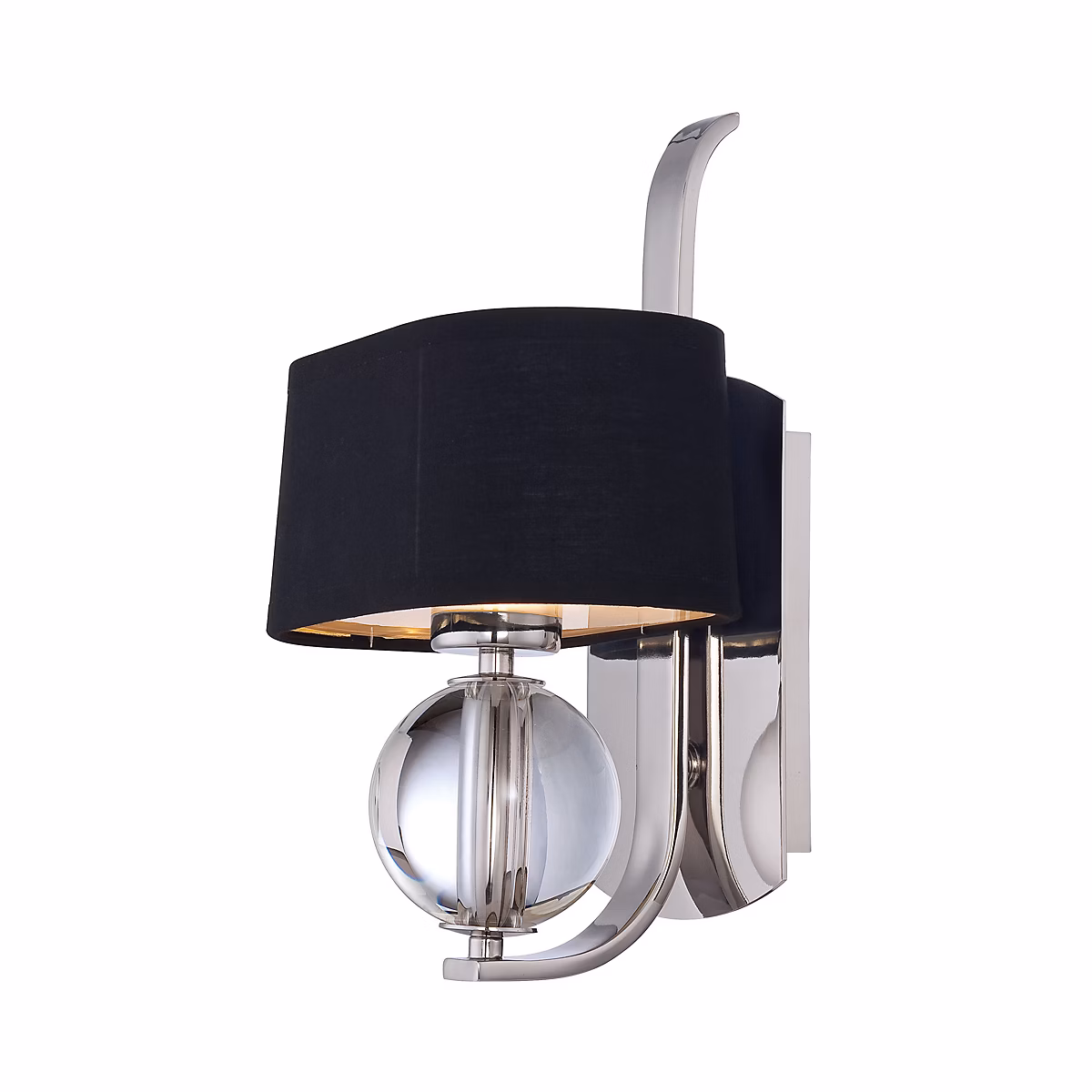 Elstead Gotham – Applique murale d'intérieur à 1 ampoule Imperial Silver, G9