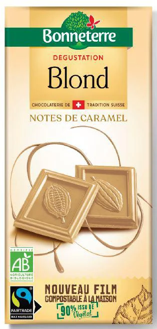 Chocolat blond bio Bonneterre - 80 g