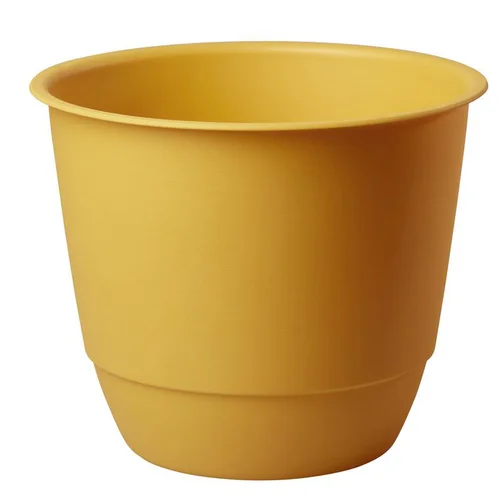 Pot en matière recyclée Poetic Joy 35 curcuma - Ø 34,4 x H 28,4 cm