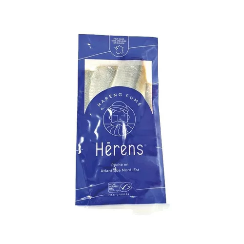 Filets de hareng bio fumés doux Herens – 200 g