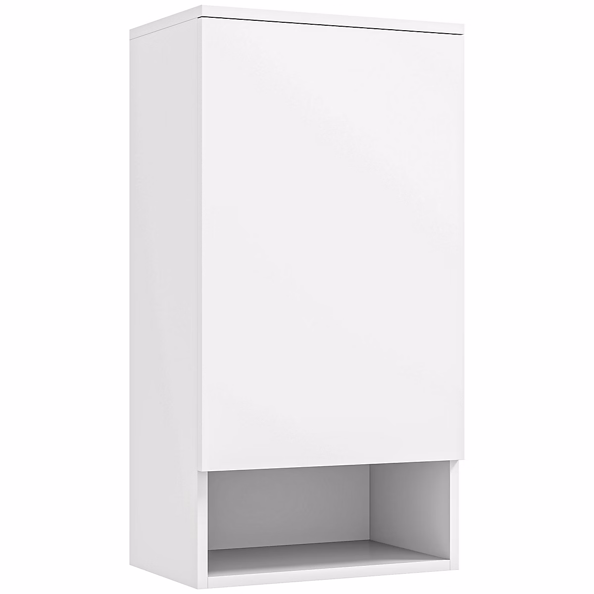 Armoire murale avec portes – meuble de salle de bain, meuble de cuisine avec étagères réglables, 40 × 27 × 77 cm