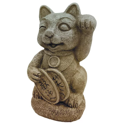 Zen Déco Fortune Cat Résine 8,5x8,5x12,6 cm