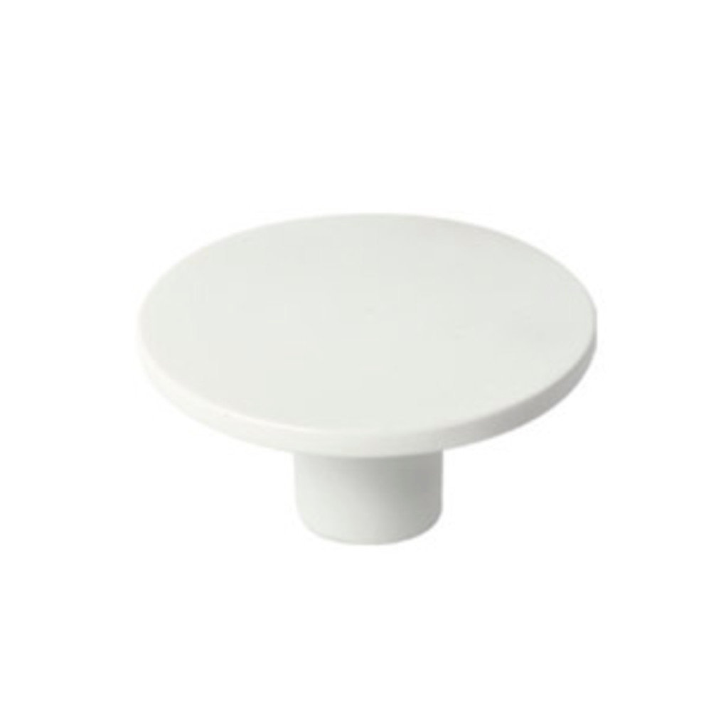 Bouton de meuble abs diamètre 40 mm peint blanc piéces – lot de 36