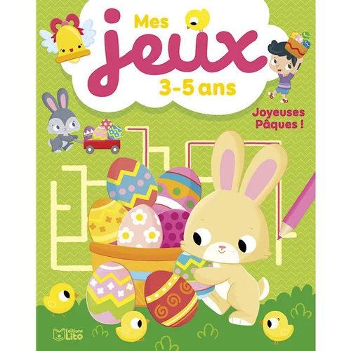 Livre Mes jeux "Pâques", Ed LITP