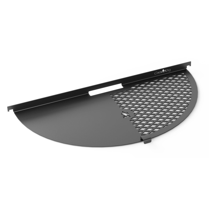 Plaque de cuisson semi-circulaire avec grille 58 cm pour Brasero 60 cm - Réf 222443