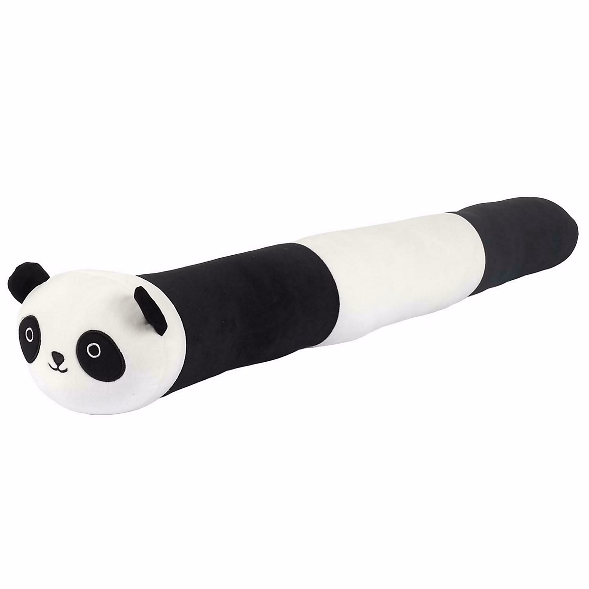 Décoration textile – Boudin de porte en polyester panda collection KAWAII noir et blanc