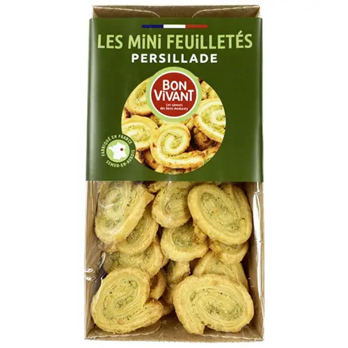 Biscuits apéritifs escargots à la persillade Bon Vivant - 75 g