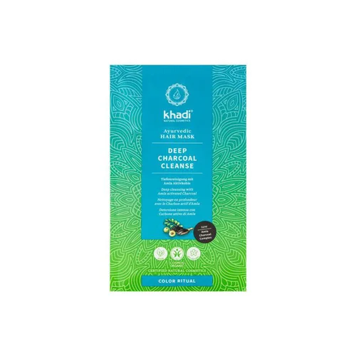 Masque capillaire ayurvédique Khadi Deep Charcoal Cleanse - 50 g