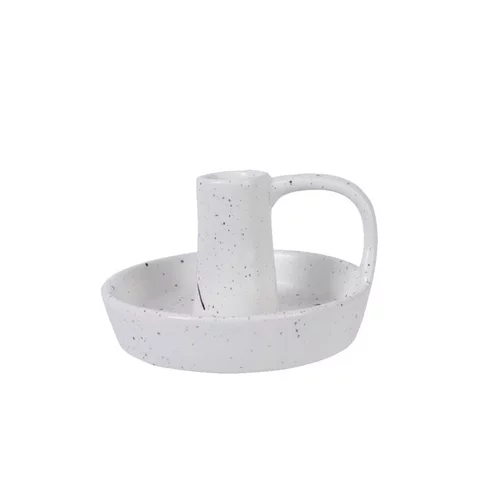 Bougeoir en porcelaine - Ø 11 x h 7 cm