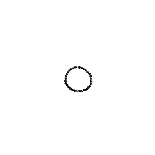 Bracelet obsidienne dorée homme - 8 mm